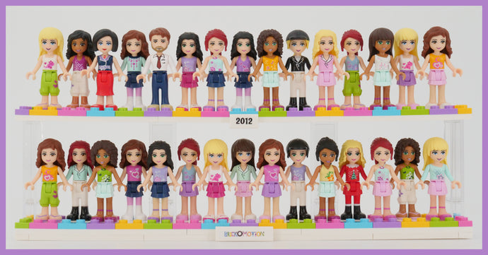 What did the 2012 LEGO Friends Minidolls Look Like?