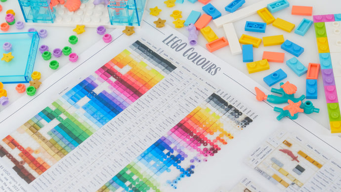 Creating the LEGO Colors Poster