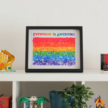 Load image into Gallery viewer, Everyone is Awesome! - Rainbow Flag Poster
